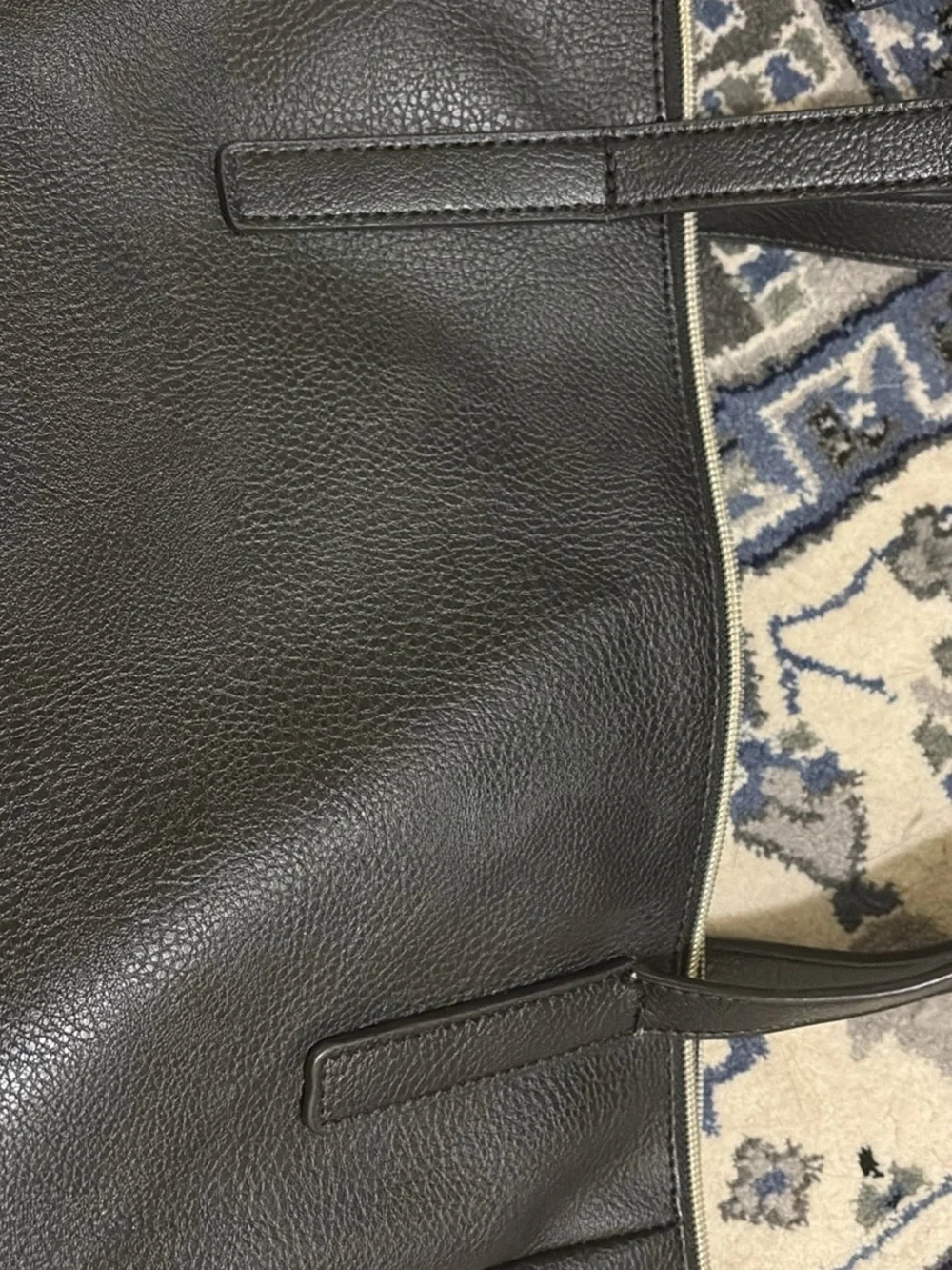 Relic Black Pebbled Leather purse